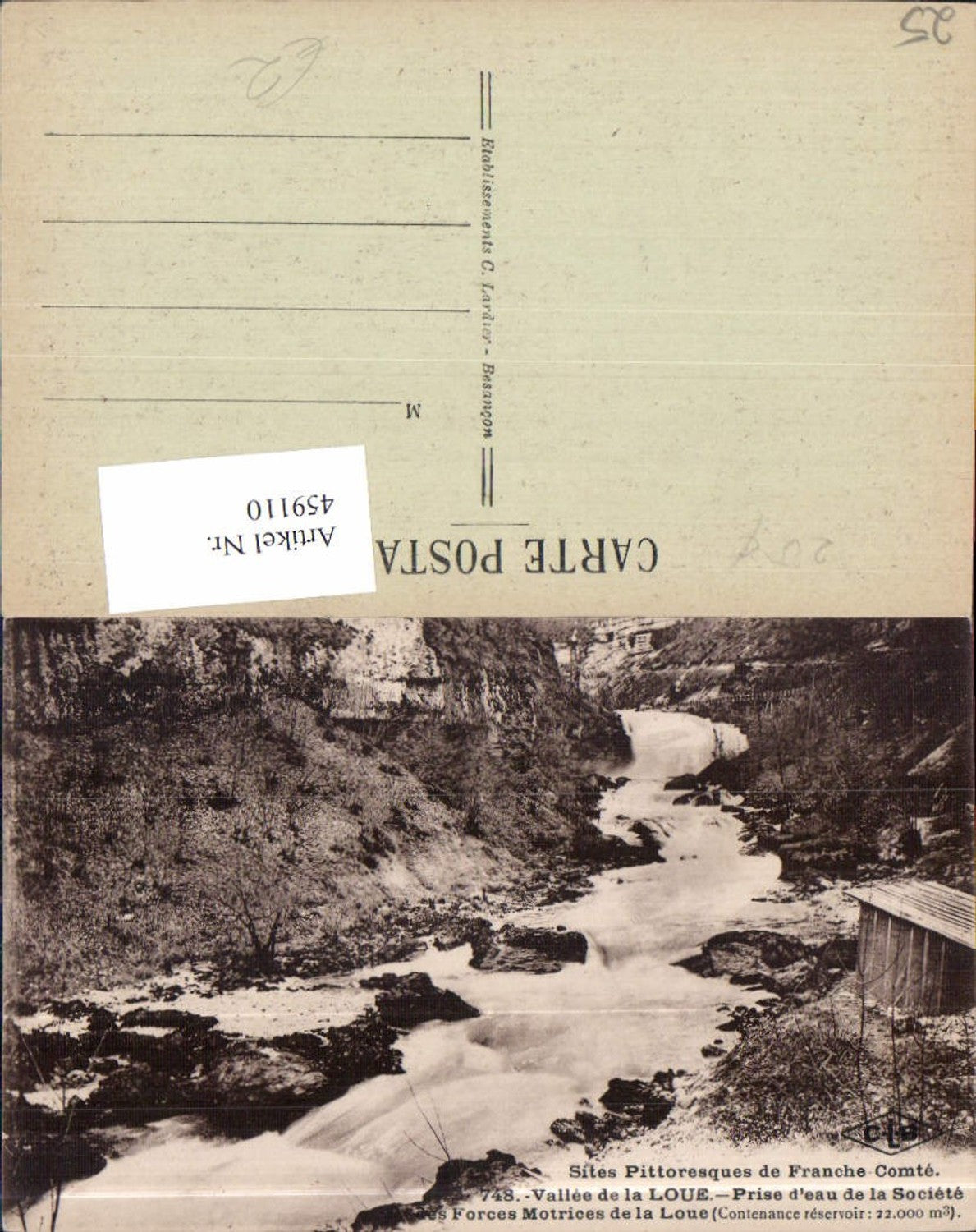 459110,Franche-Comte Doubs Vallee de la Loue Fluss Landschaft