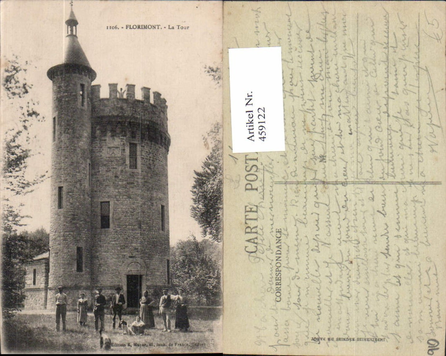 459122,Franche-Comte Territoire-de-Belfort Florimont La Tour Turm