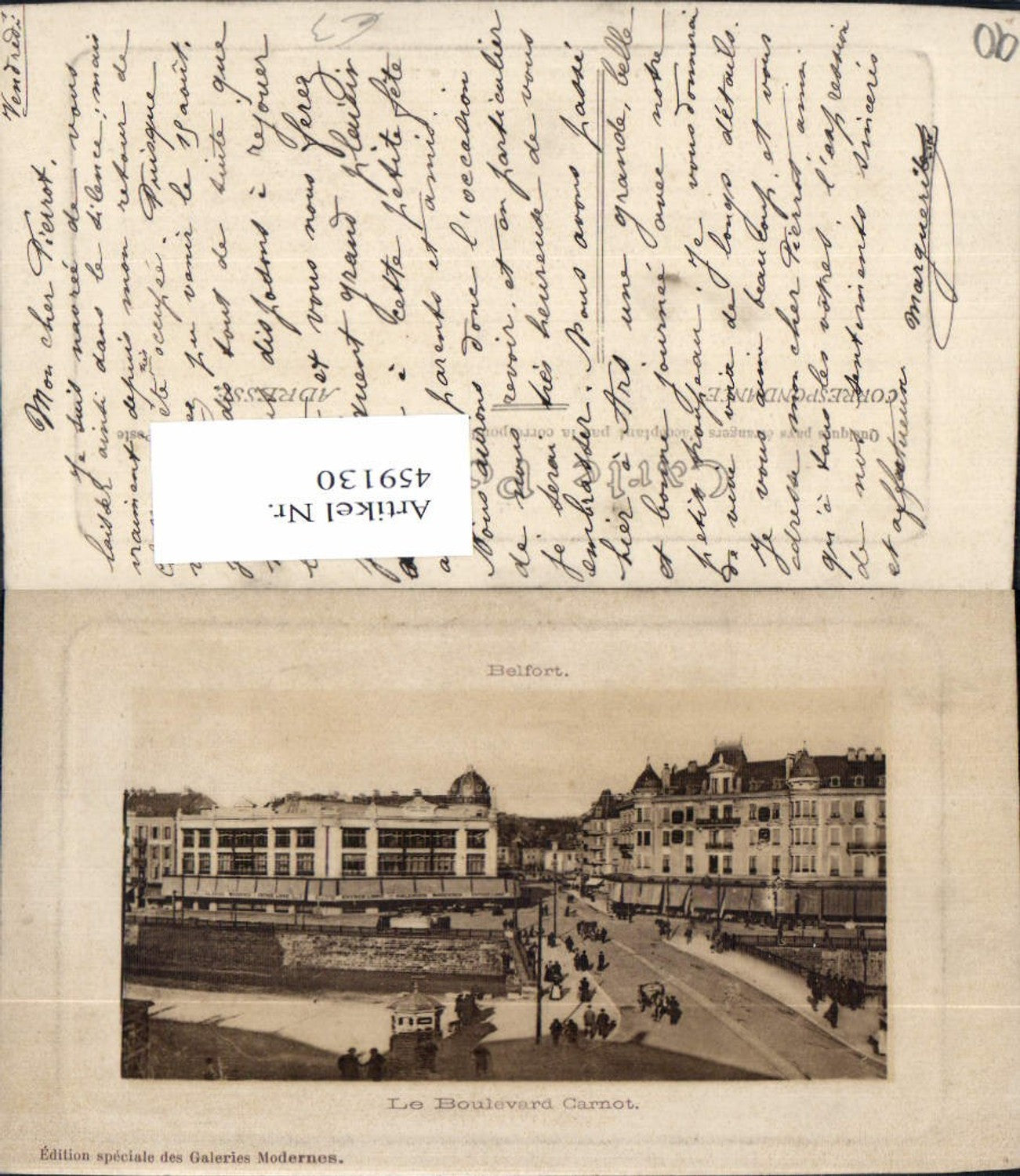 459130,Franche-Comte Territoire-de-Belfort Belfort Le Boulevard Carnot