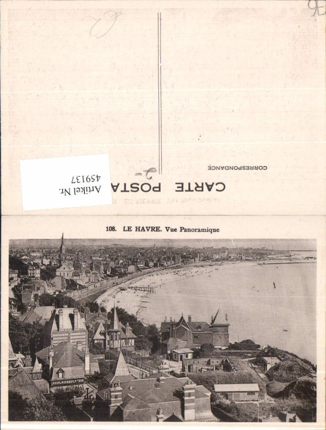459137,Haute-Normandie Seine-Maritime Le Havre Vue Panoramique