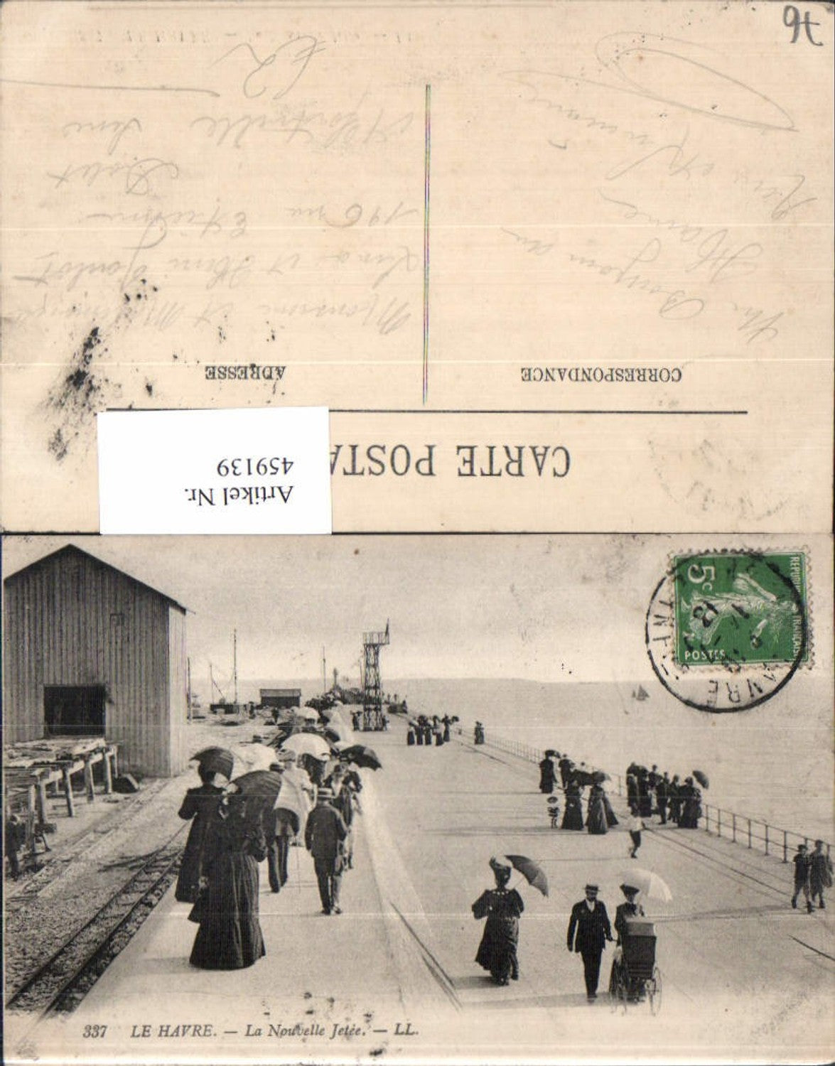 459139,Haute-Normandie Seine-Maritime Le Havre La Nouvelle Jetee Strandpromande