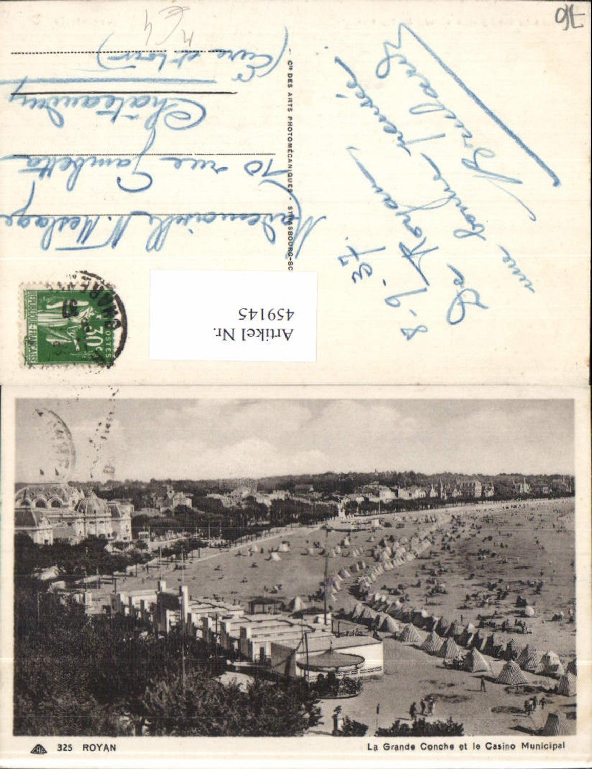 459145,Haute-Normandie Seine-Maritime Rouen La Grande Conche et le Casino Municipal Strand