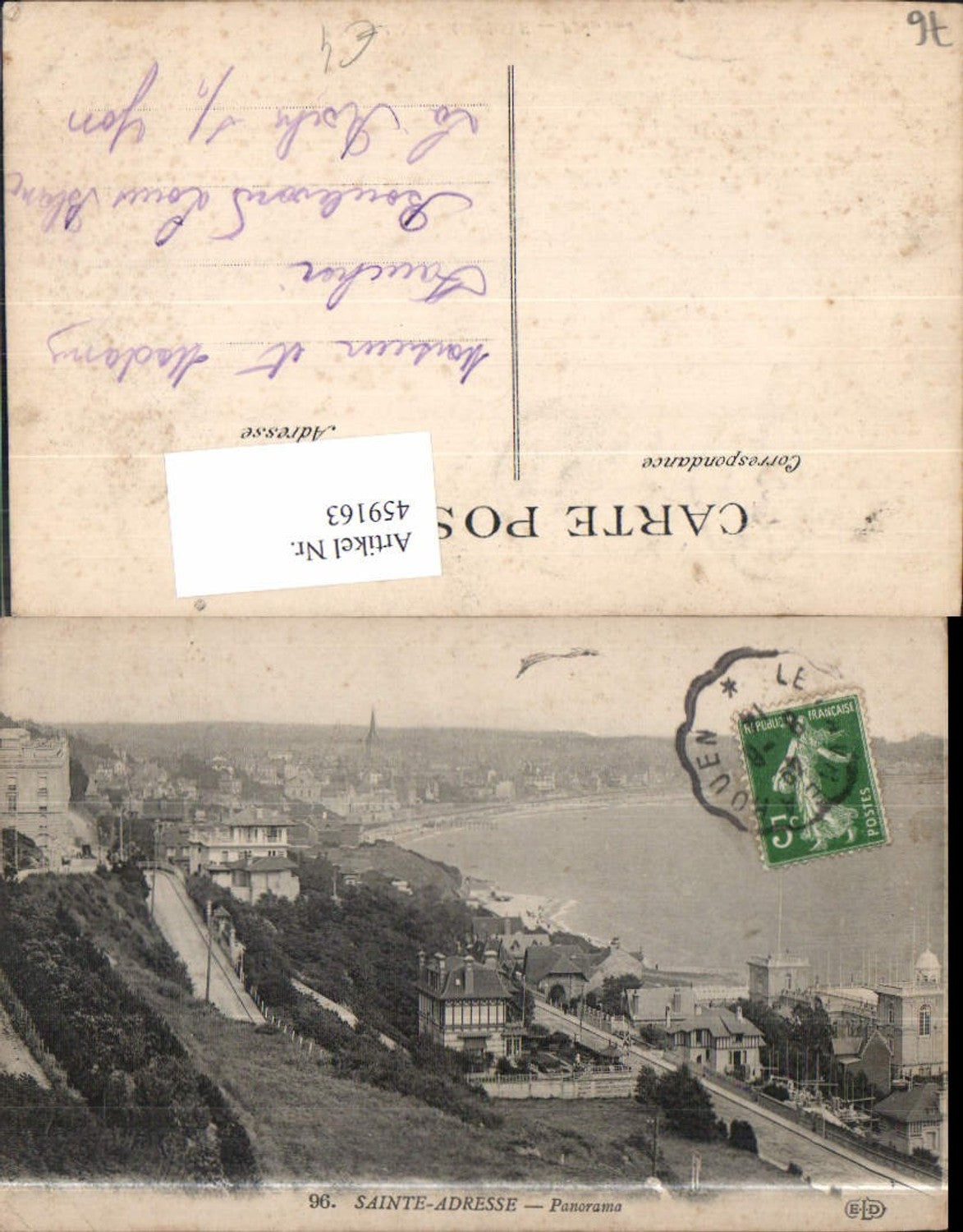 459163,Haute-Normandie Seine-Maritime Saint-Adresse Panorama