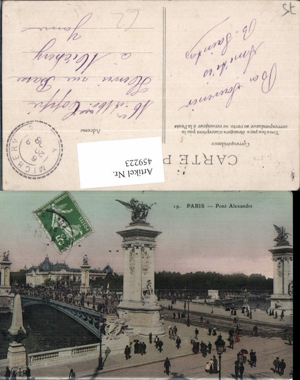 459223,Ile-de France Paris Pont Alexandre Brücke