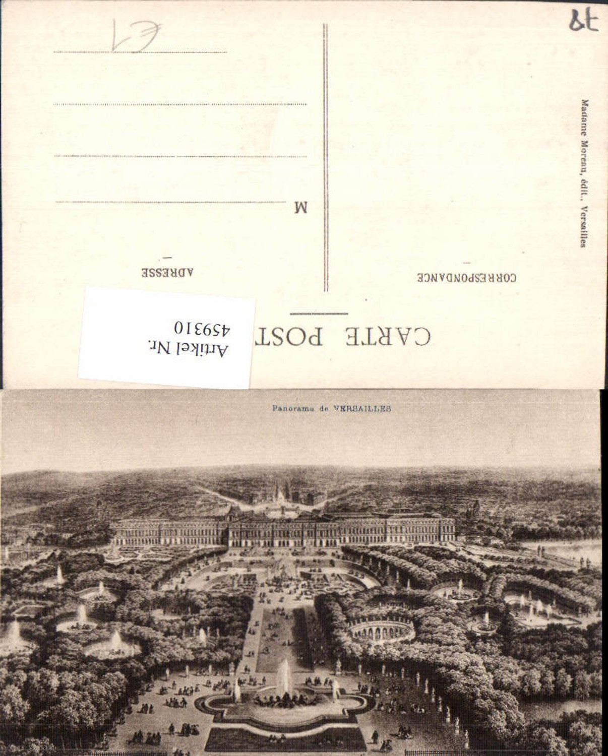 459310,Ile-de-France Yvelines Panorama de Versailles Schloss Luftbild