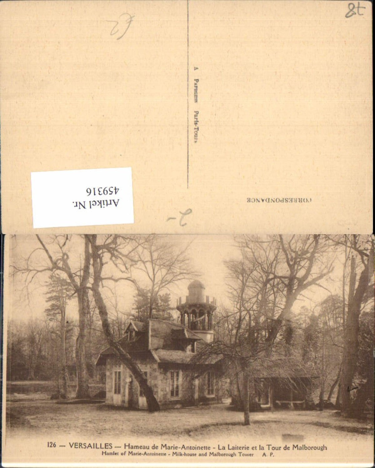459316,Ile-de-France Yvelines Versailles Hameau de Marie-Antoinette Leuchtturm