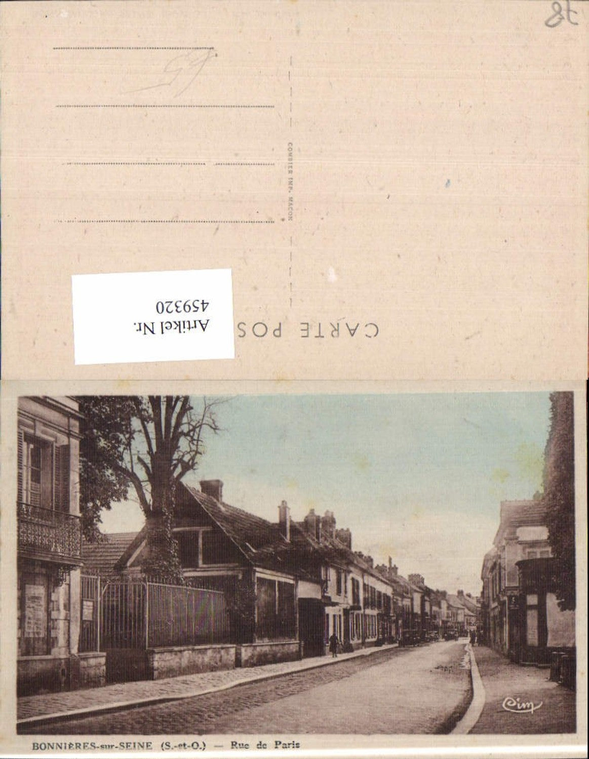 459320,Ile-de-France Yvelines Bonnieres-sur-Seine Rue de Paris