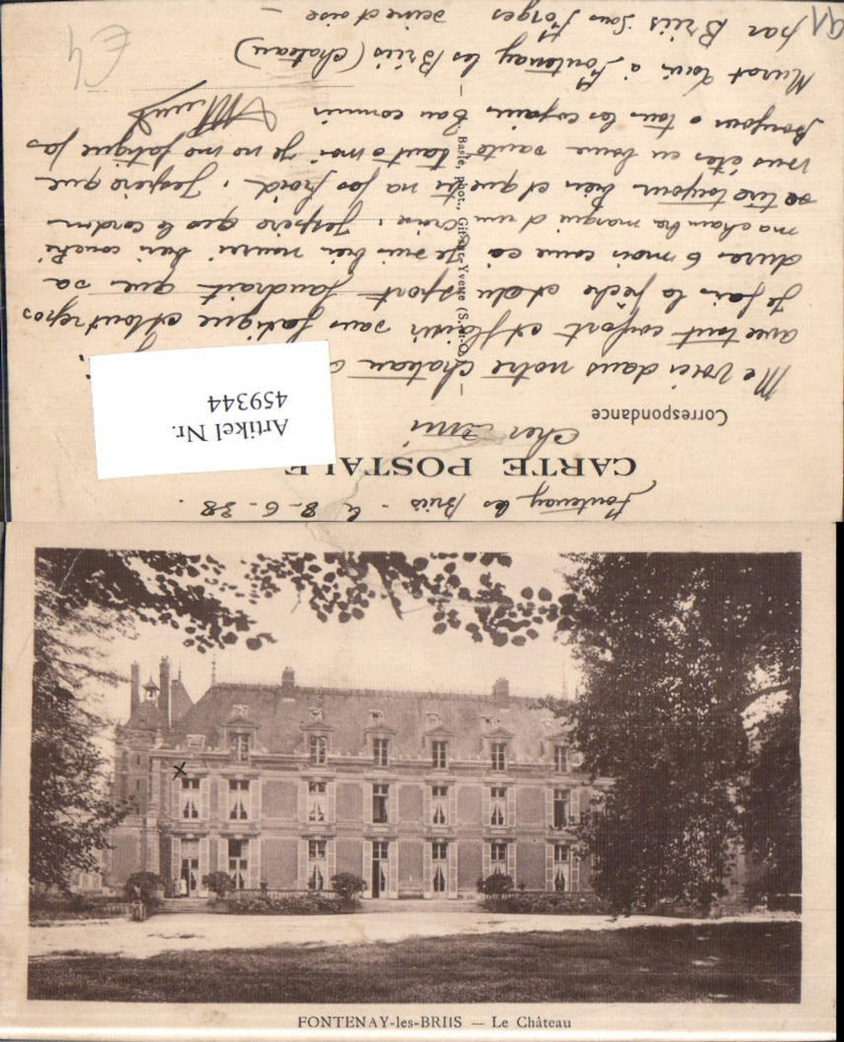 459344,Ile-de-France Essone Fontenay-les-Briis Le Chateau Schloss