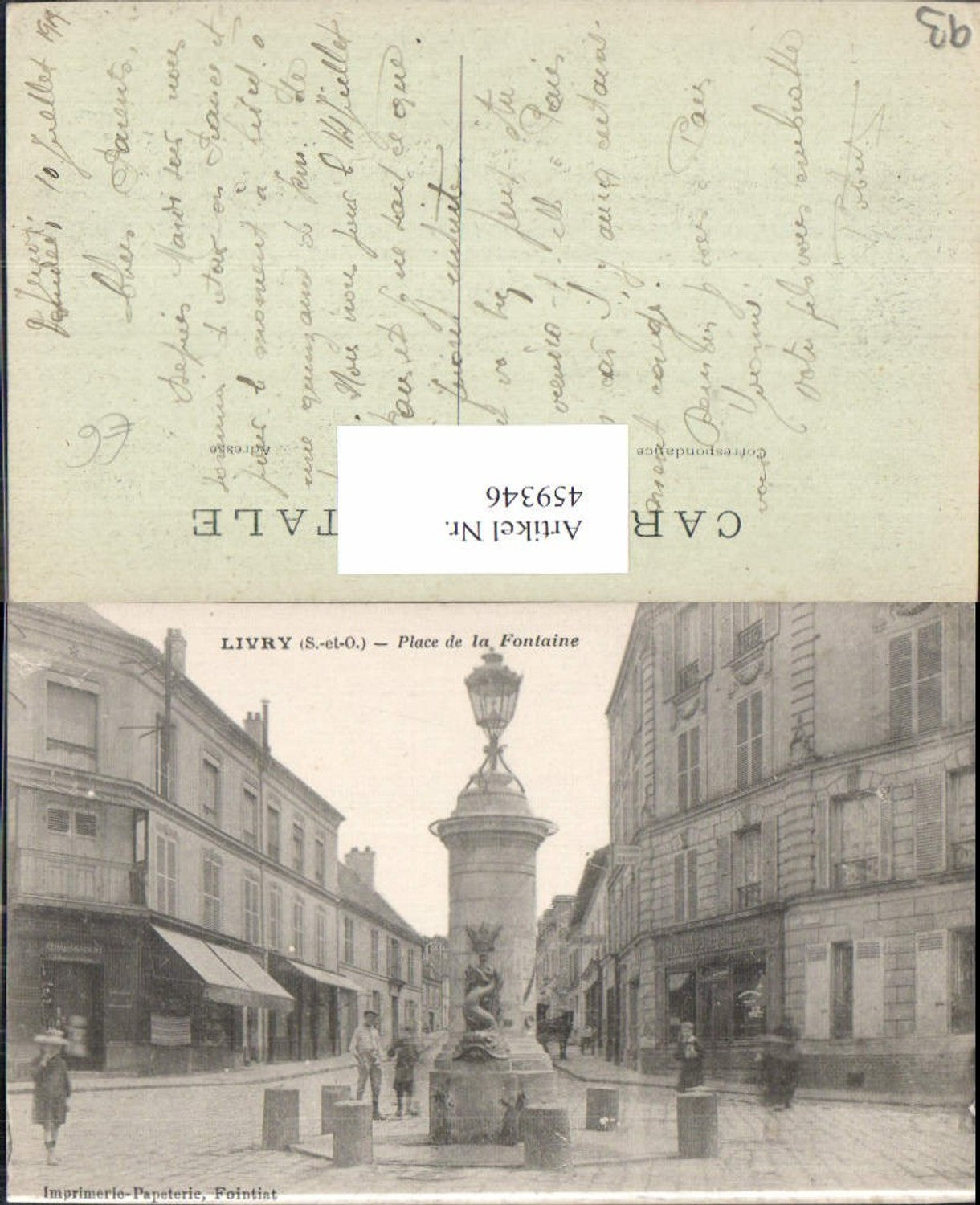 459346,Ile-de-France Seine-Saint-Denis Livry Place de la Fontaine