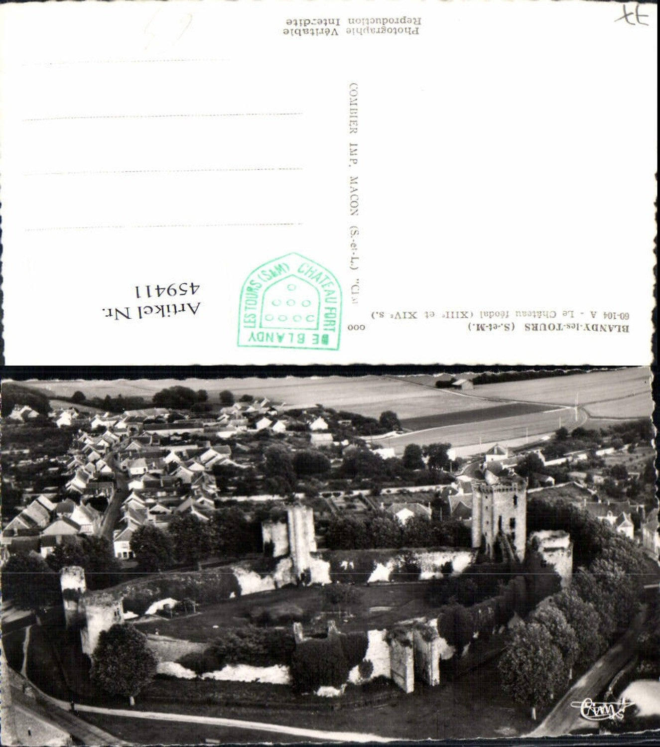 459411,Foto Ak Ile-de-France Seine-et-Marne Blandy-les-Tours Le Chateau feodal Schloss