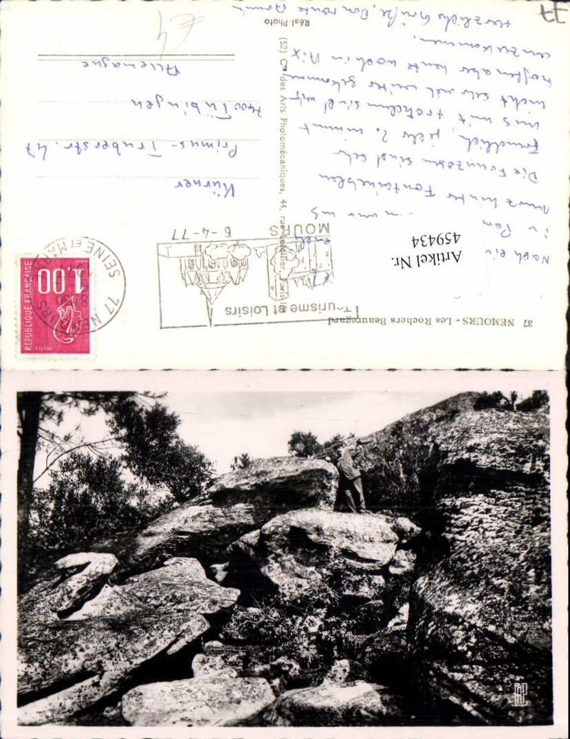 459434,Ile-de-France Seine-et-Marne Nemors Les Rochers Beauregard Steinformation