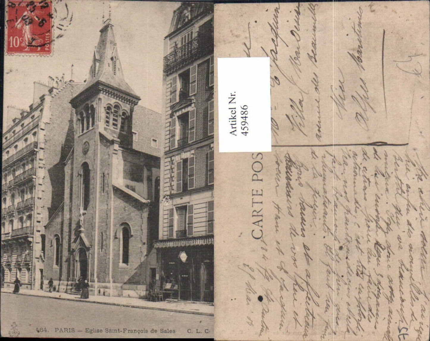 459486,Ile-de-France Paris Eglise Saint-Francois de Sales Kirche