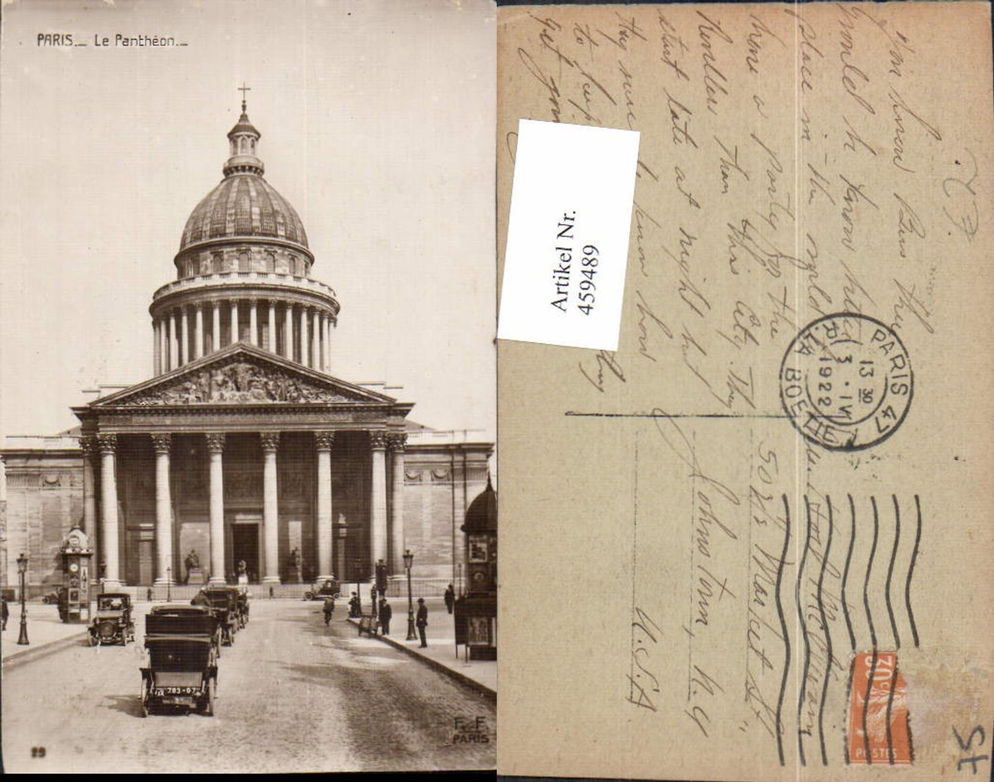 459489,Ile-de-France Paris Le Pantheon Automobile
