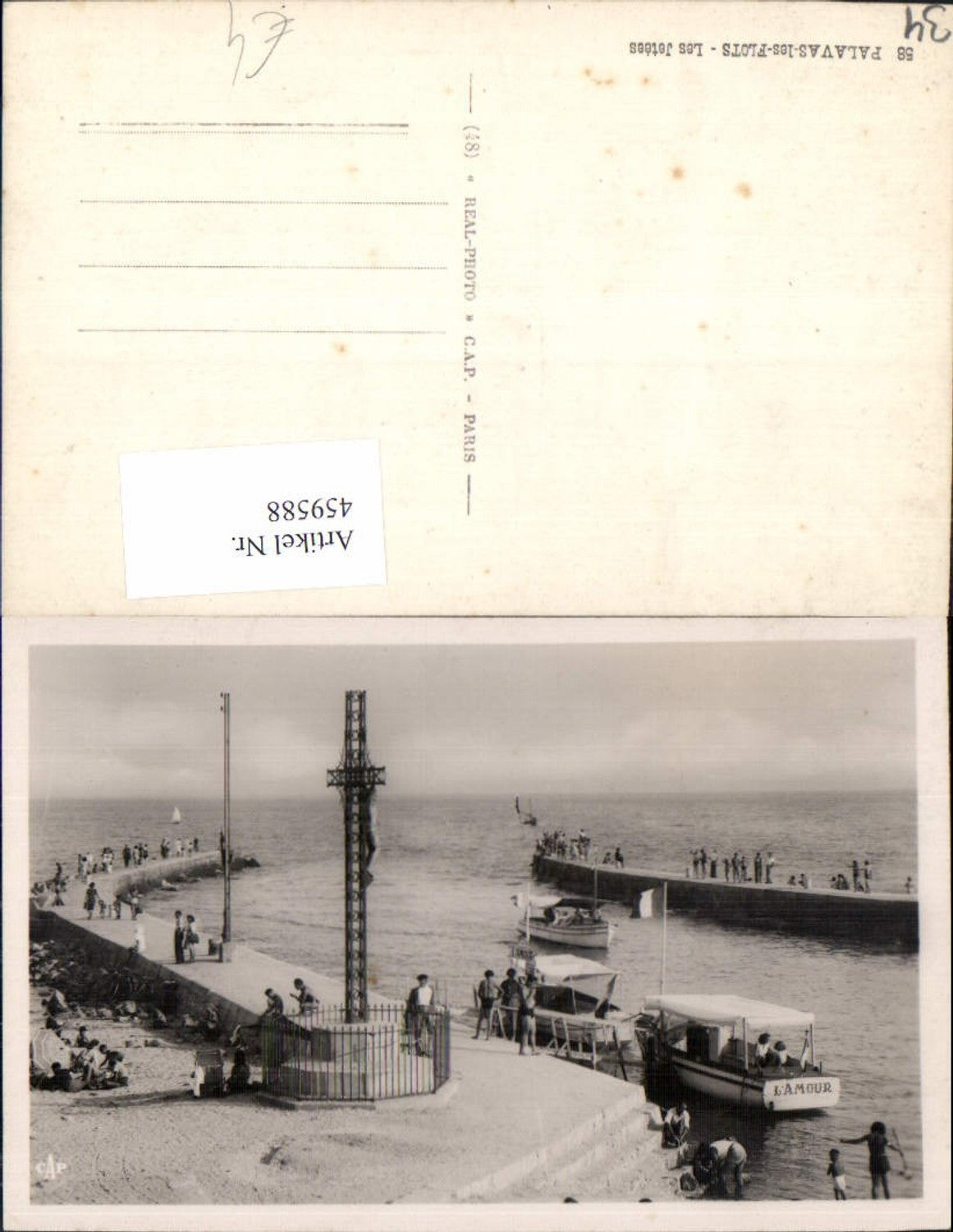 459588,Languedoc-Roussillon Herault Palavas-les-Flots Les Jetees