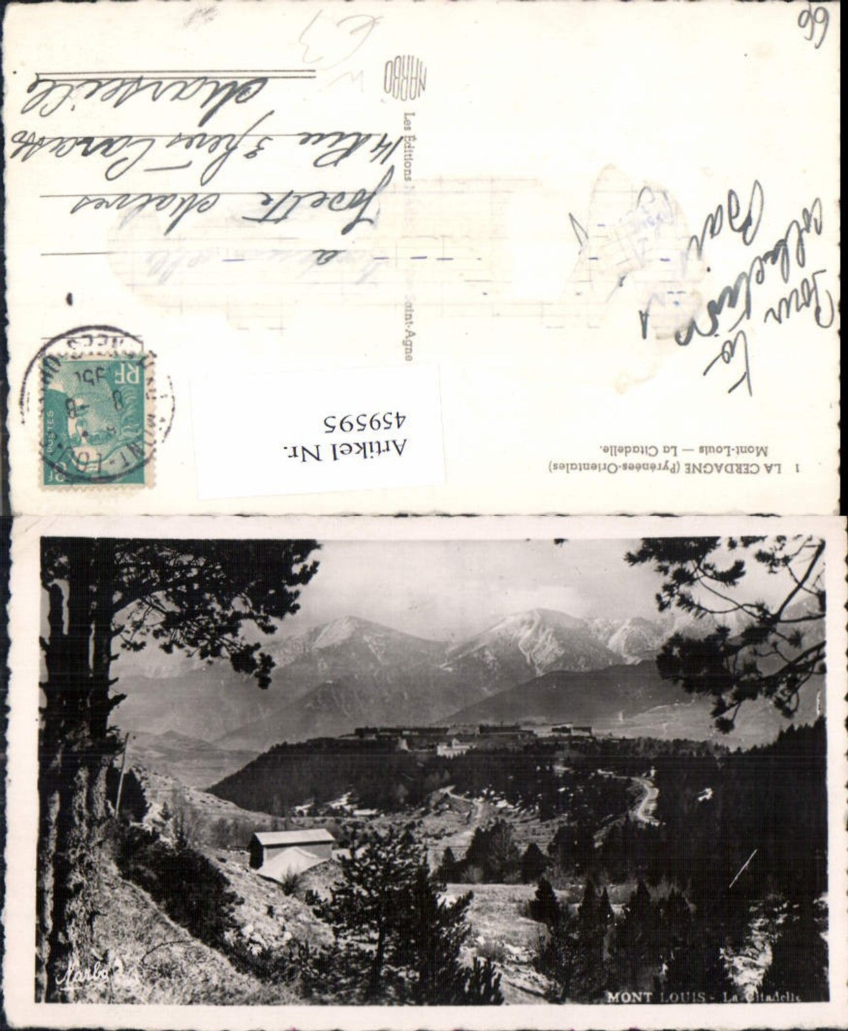 459595,Languedoc-Roussillon Pyrenees-Orientales La Cerdagne Mont-Louis La Citadelle