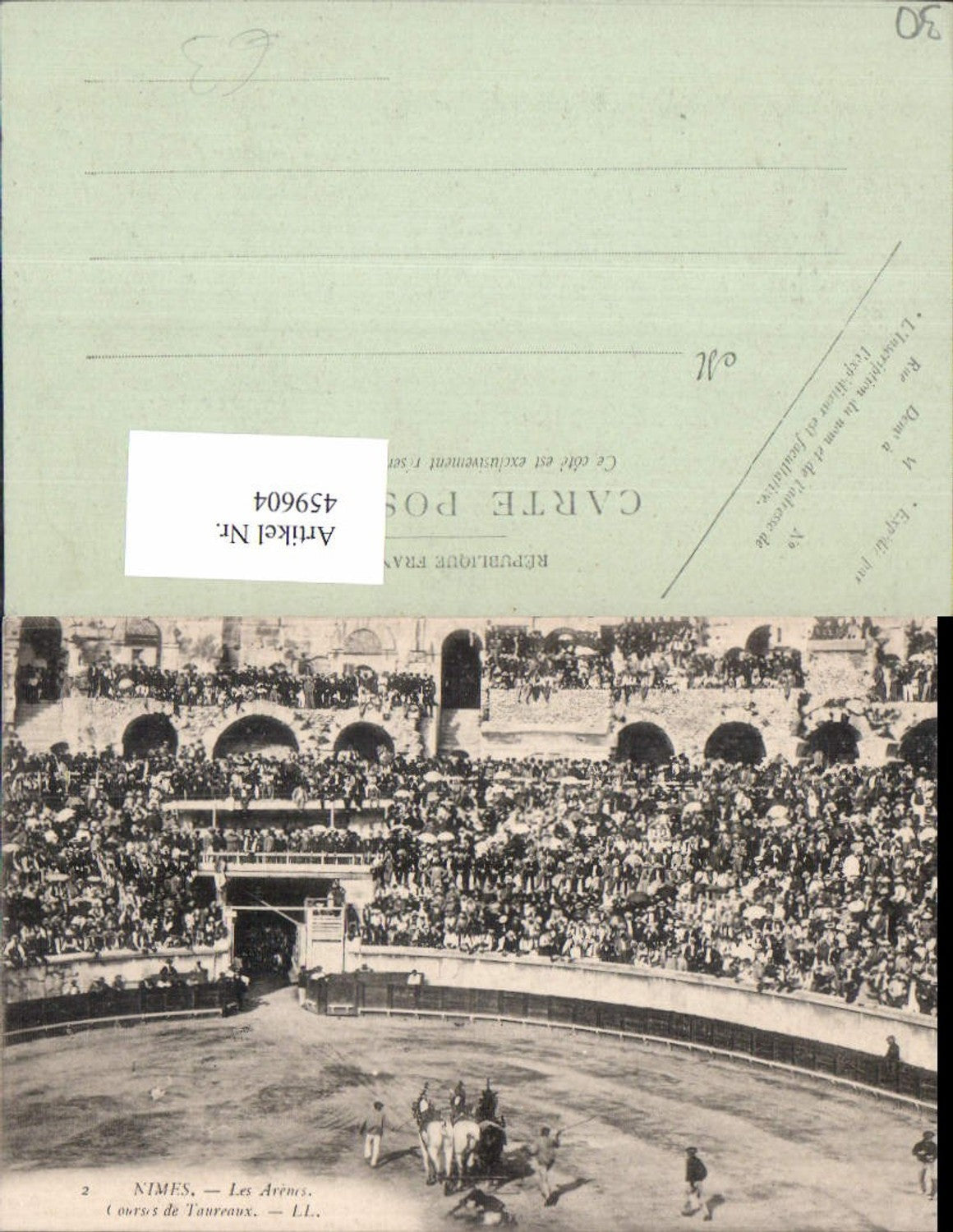 459604,Languedoc-Roussillon Gard Nimes Les Arenes Arena Kutsche
