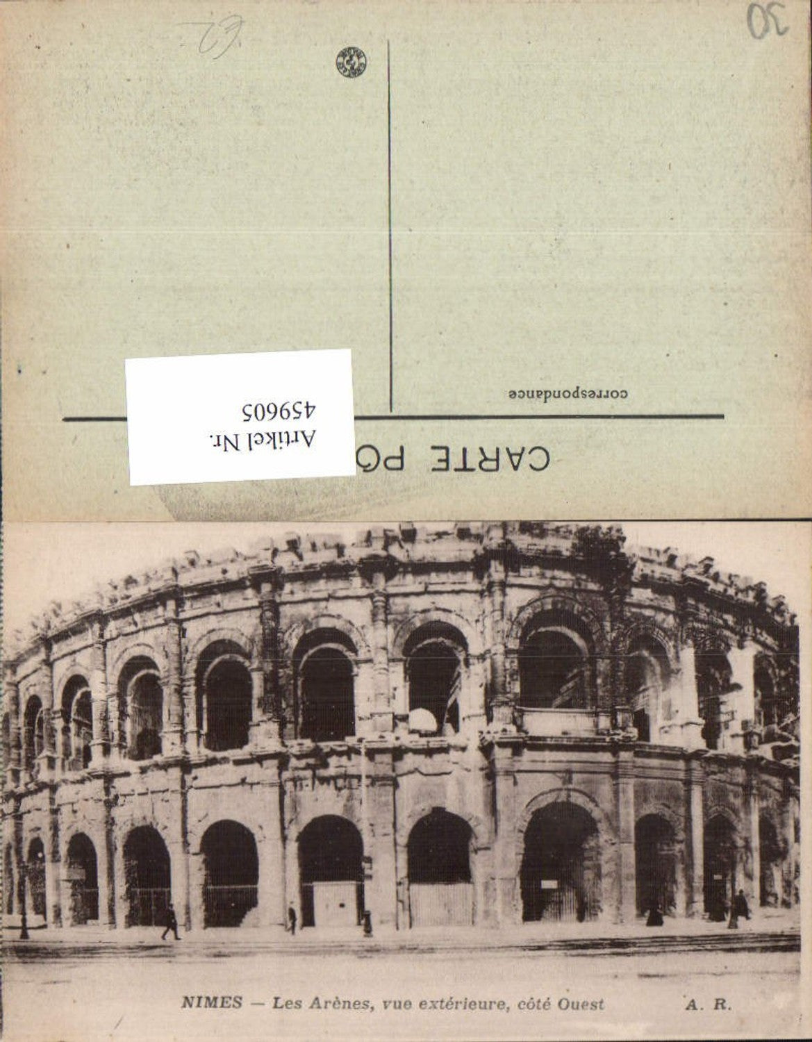 459605,Languedoc-Roussillon Gard Nimes Les Arenes Arena vue exterieure cote Ouest