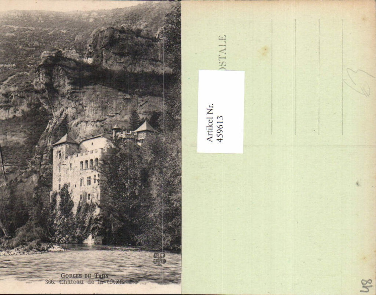 459613,Languedoc-Roussillon Lozere Gorges du Tarn Chateau de la Caze Schloss