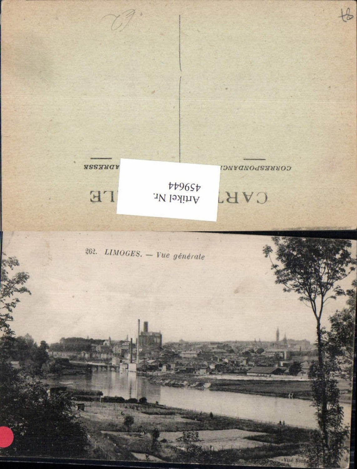 459644,Limousin Haute-Vienne Limoges Vue generale