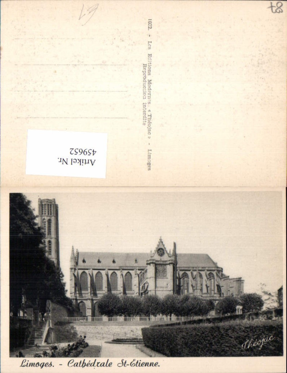 459652,Limousin Haute-Vienne Limoges Cathedrale St Etienne Kirche Kathedrale