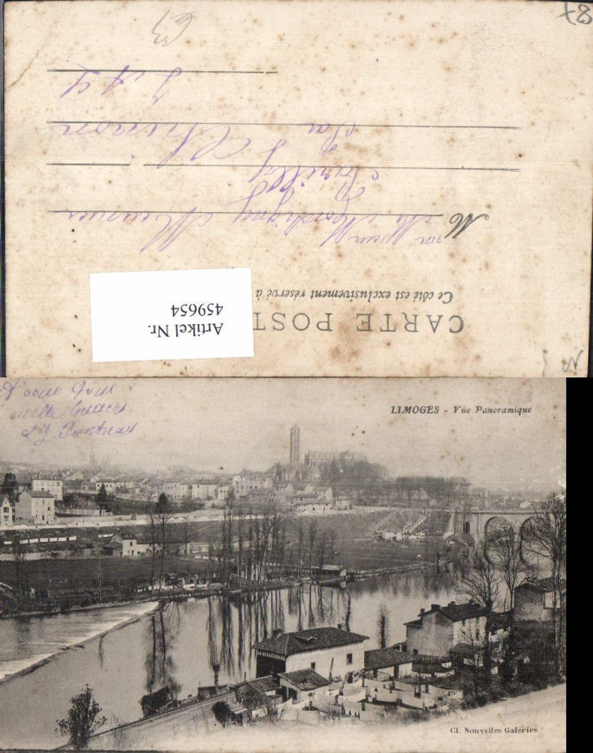 459654,Limousin Haute-Vienne Limoges Vue Panoramique