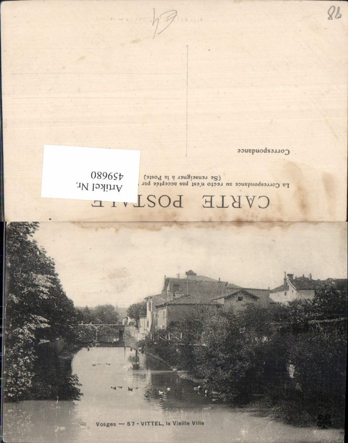 459680,Lothringen Vosges Vittel la Vielle Ville