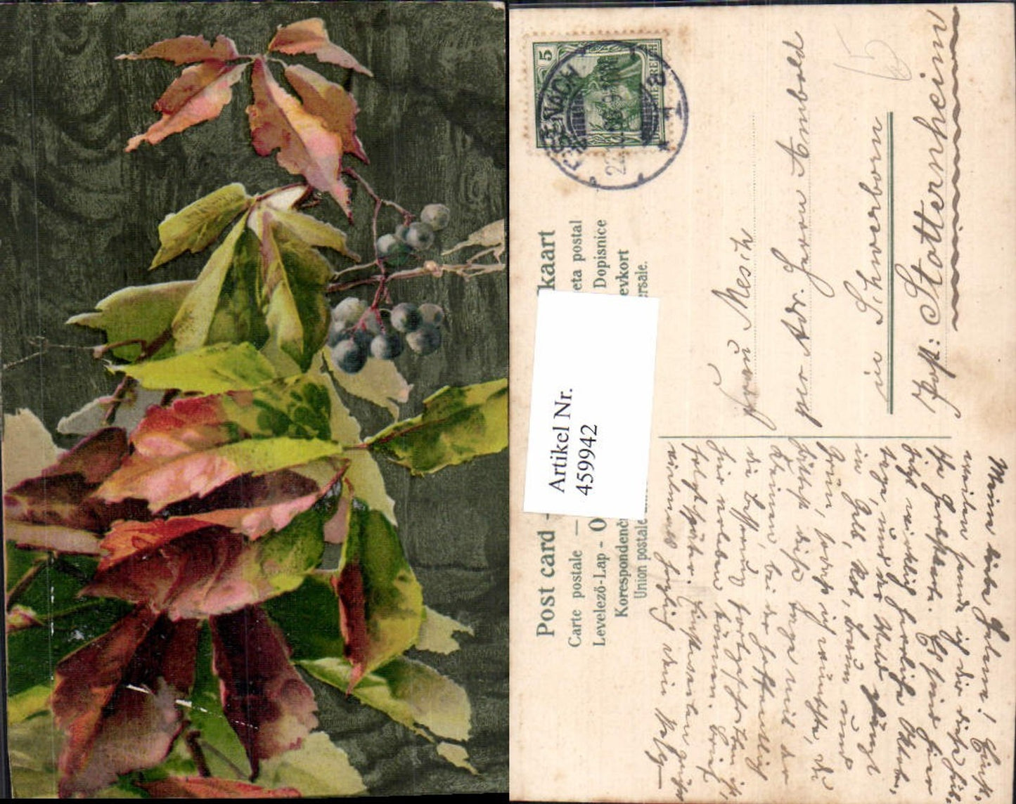 Alte Ansichtskarte – Old Postcard