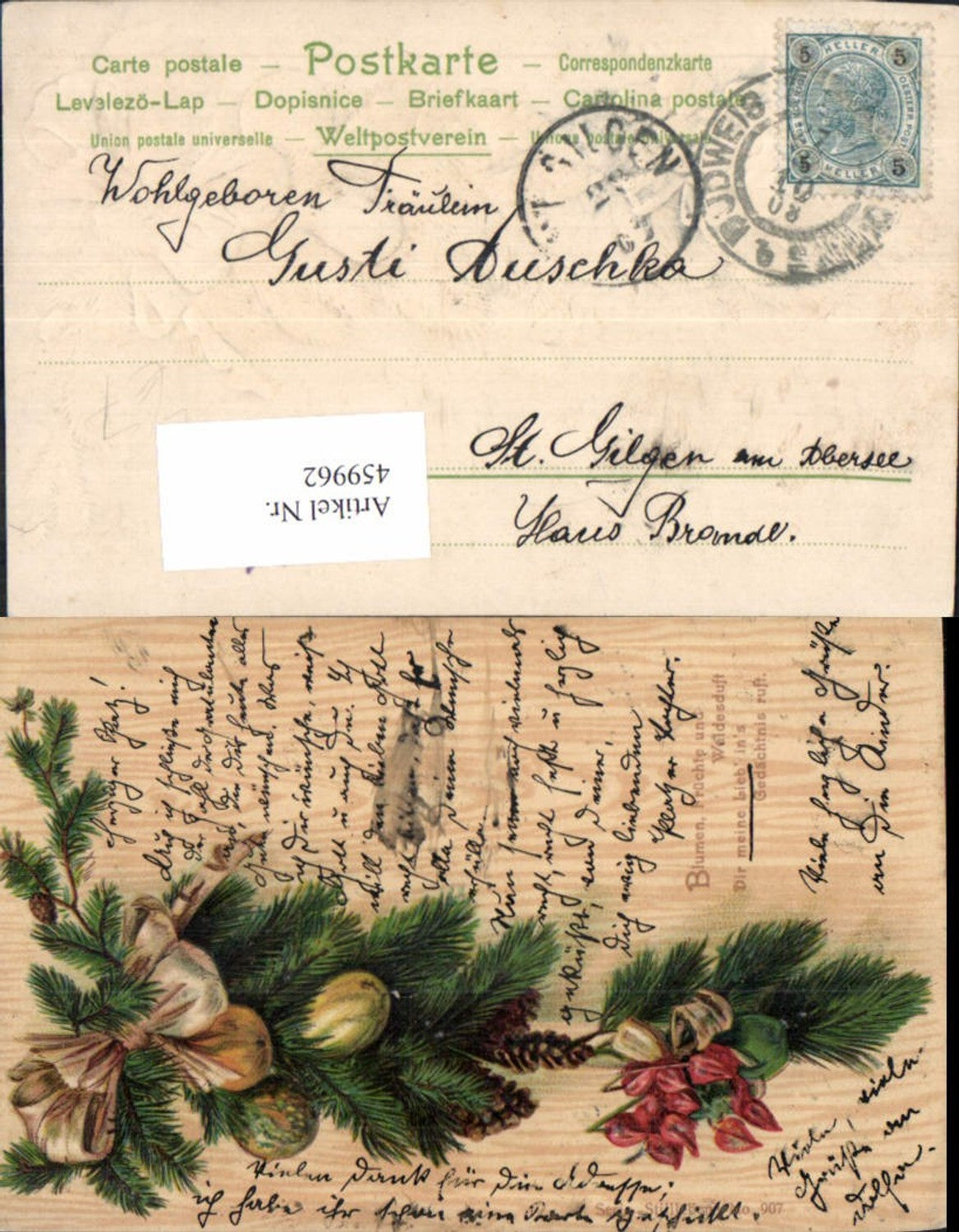 Alte Ansichtskarte – Old Postcard
