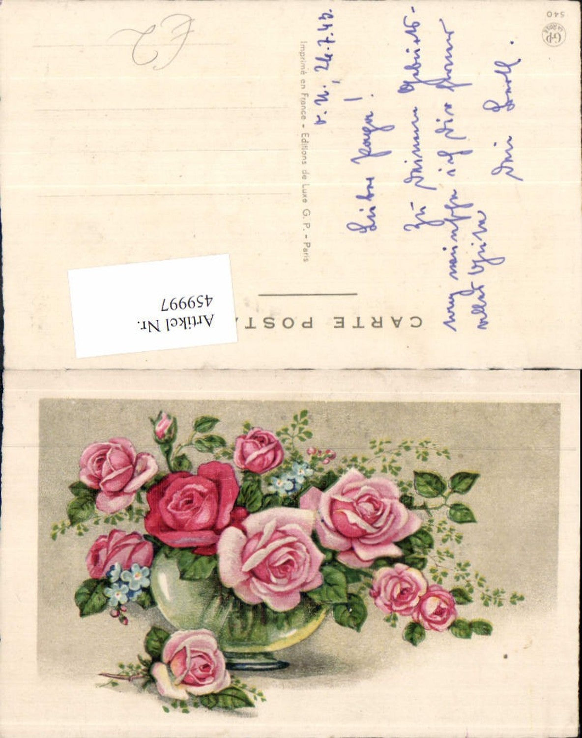 Alte Ansichtskarte – Old Postcard