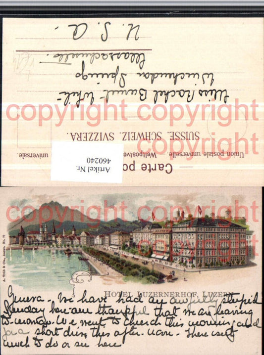 Alte Ansichtskarte – Old Postcard