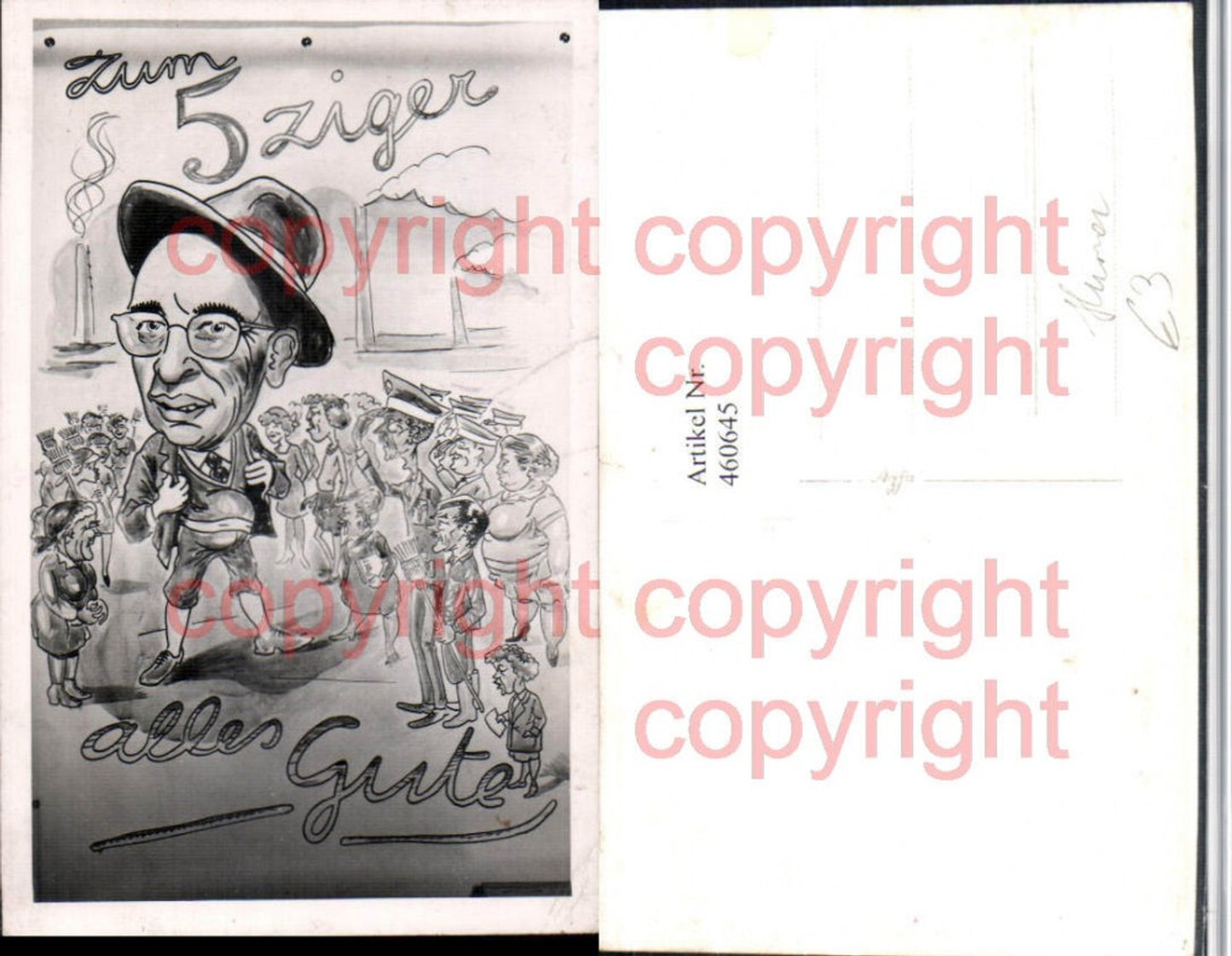 460645,Geburtstag 5ziger Mann großer Kopf Humor