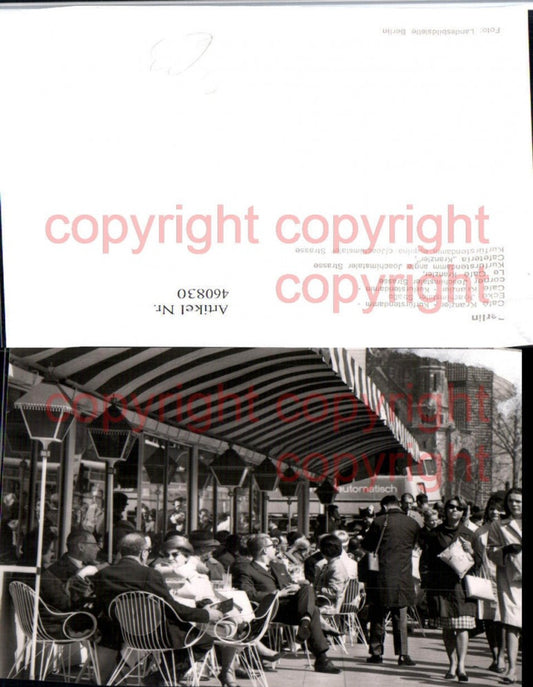 460830,Berlin Kurfürstendamm Cafe Kranzler