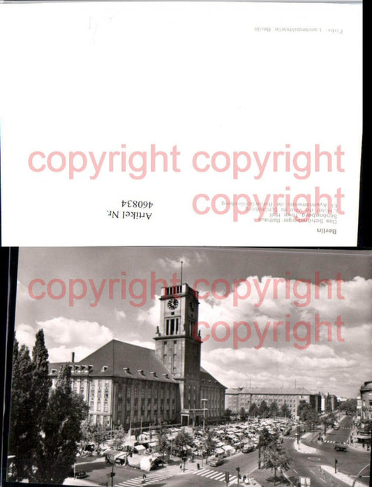 460834,Berlin Schöneberg Rathaus Gebäude