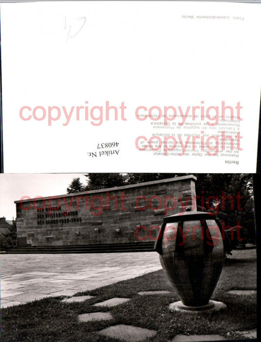 460837,Berlin Mahnmal der Opfer WW2