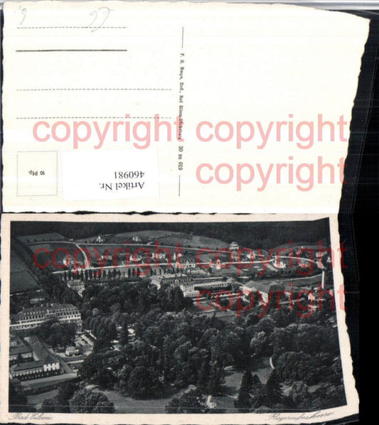 460981,Bad Eilsen Teilansicht Fliegeraufnahme