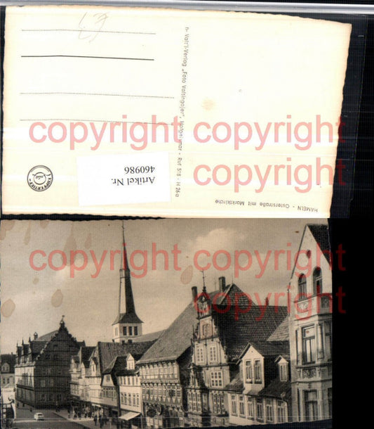 460986,Hameln Osterstraße m. Marktkirche