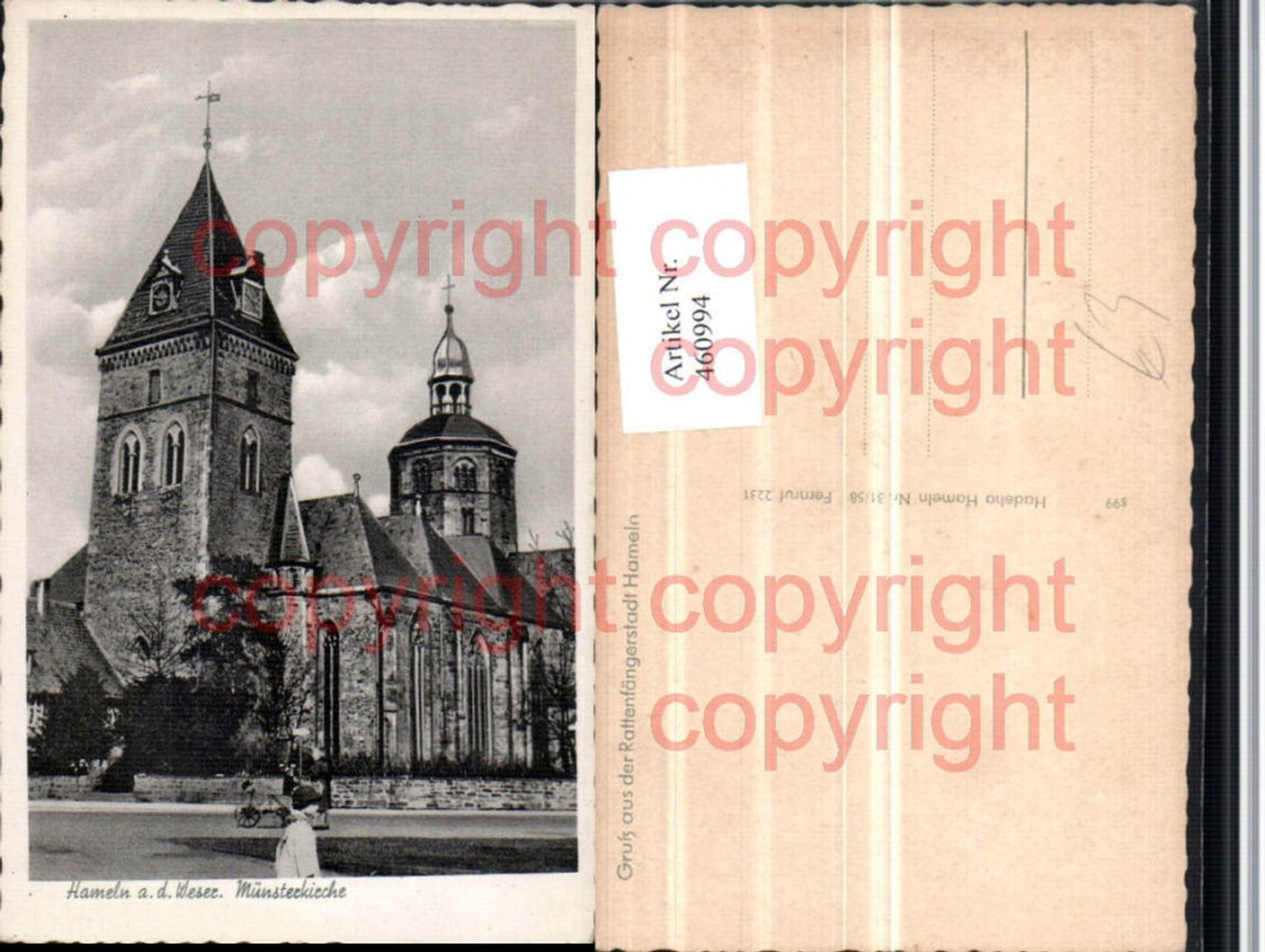 460994,Hameln an d. Weser Münsterkirche Kirche