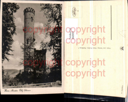 460997,Hannoversch Münden Tilly Schanze Turm