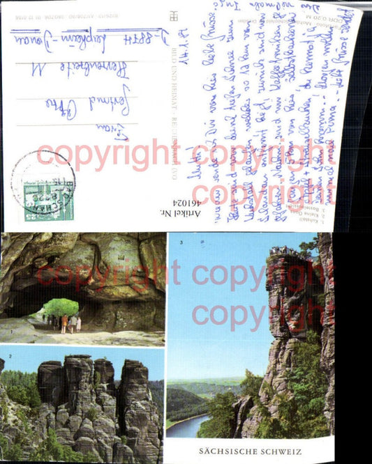 461024,Sächsische Schweiz Kuhstall Bastei b. Rathen pub VEB