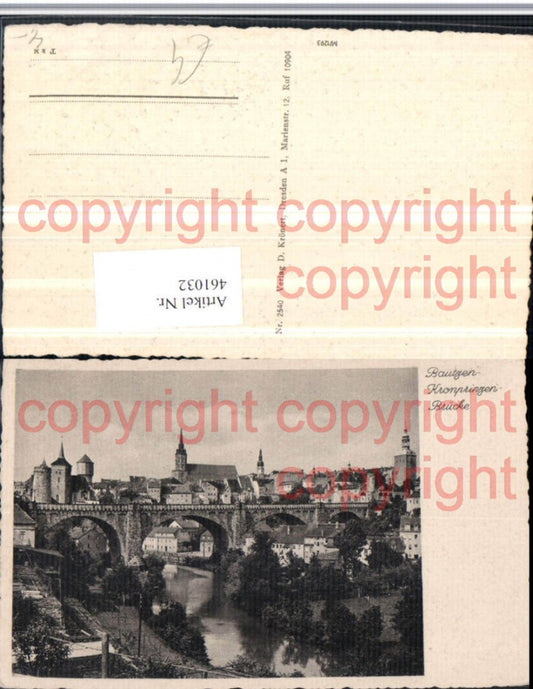 461032,Bautzen Teilansicht Kronprinzen-Brücke