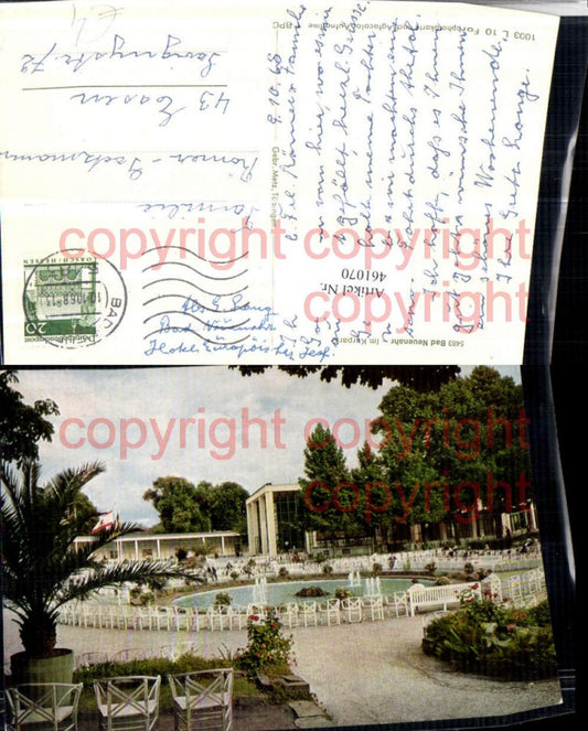 461070,Bad Neuenahr Kurpark Brunnen