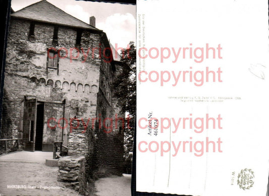 461074,Marksburg am Rhein b. Braubach Zugbrückentor