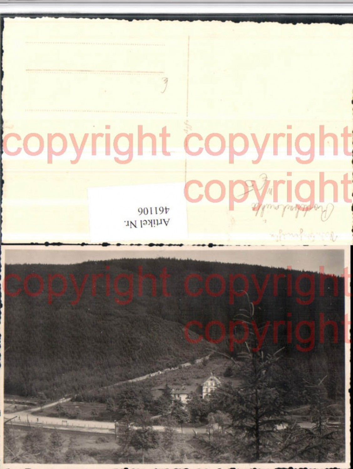 461106,Foto AK Rodebachmühle b. Georgenthal