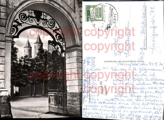 461111,Steinfeld Kloster b. Kall Eingangstor Gittertor