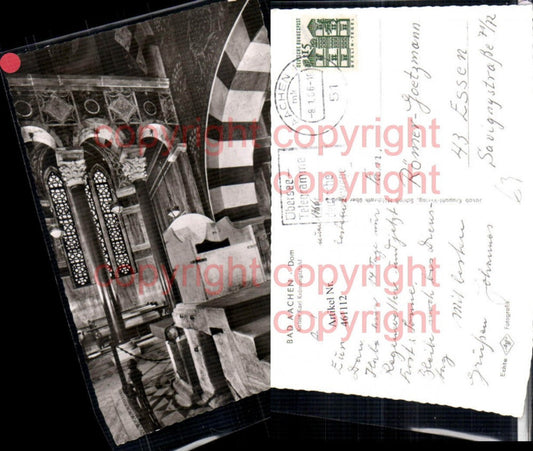 461112,Bad Aachen Dom Kirche Kaiser Karl Krönungsstuhl