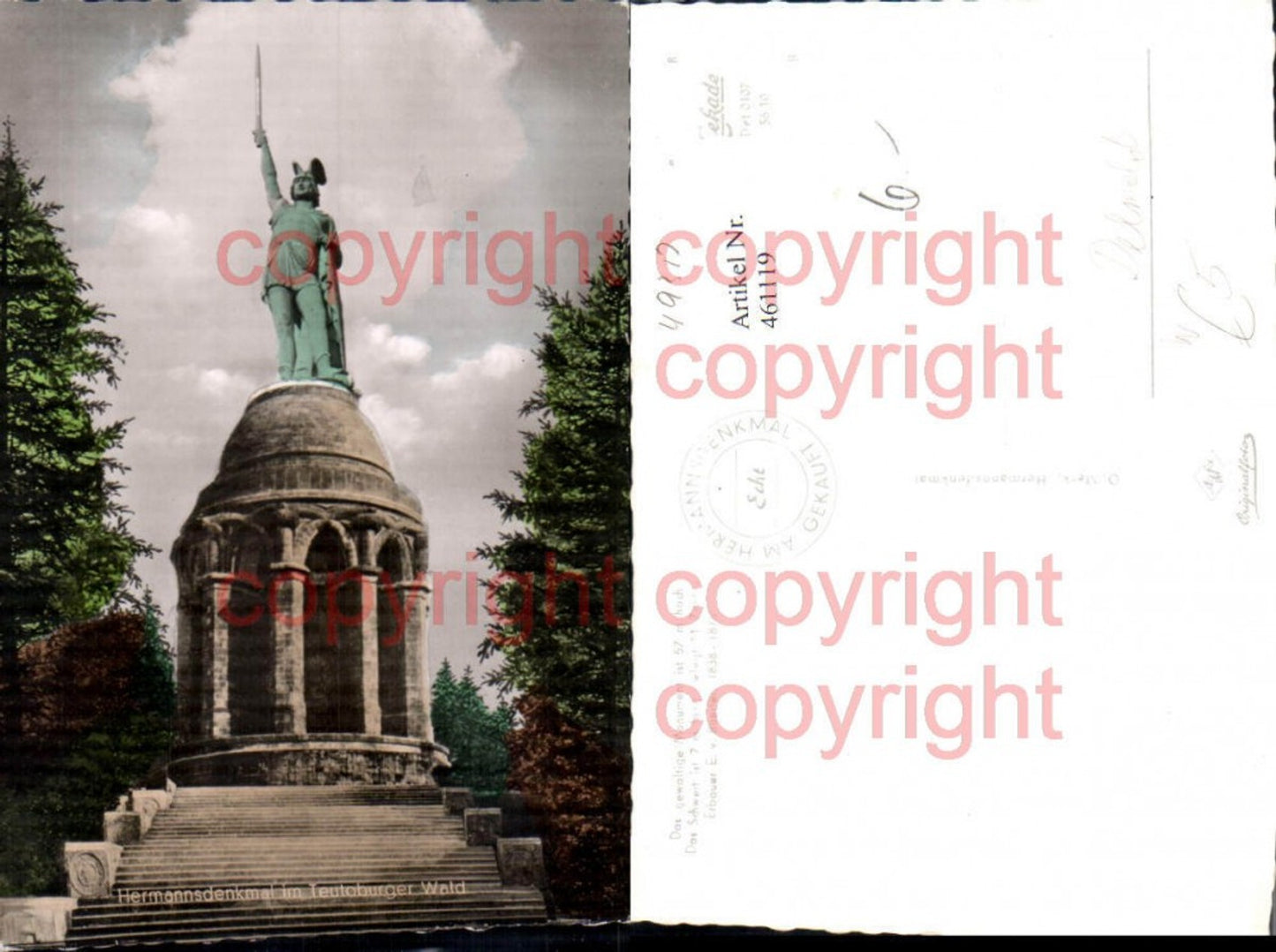 461119,Hermanns-Denkmal im Teutoburger Wald b. Detmold