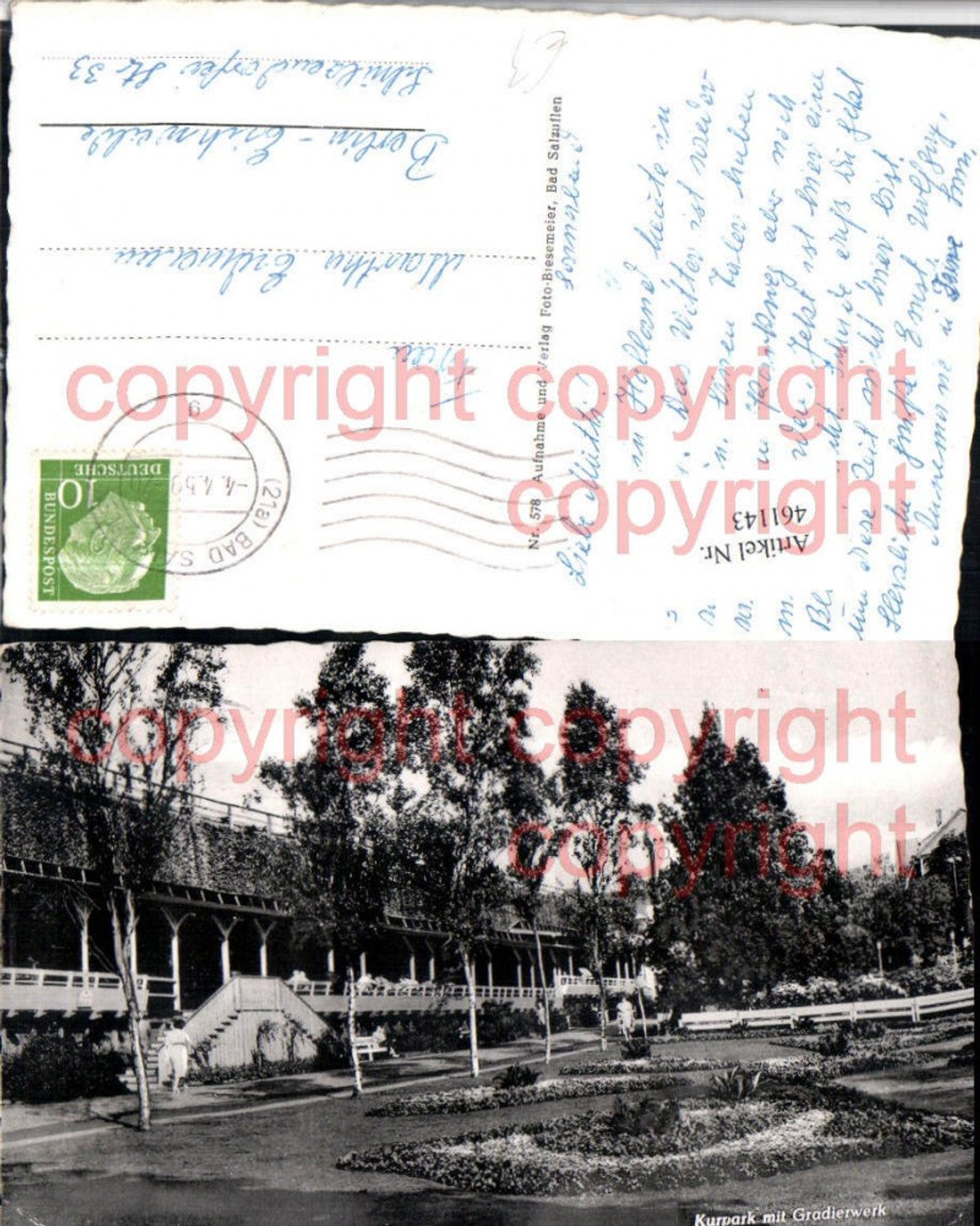 461143,Bad Salzuflen Kurpark m. Gradierwerk