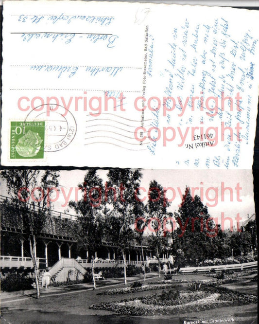 461143,Bad Salzuflen Kurpark m. Gradierwerk