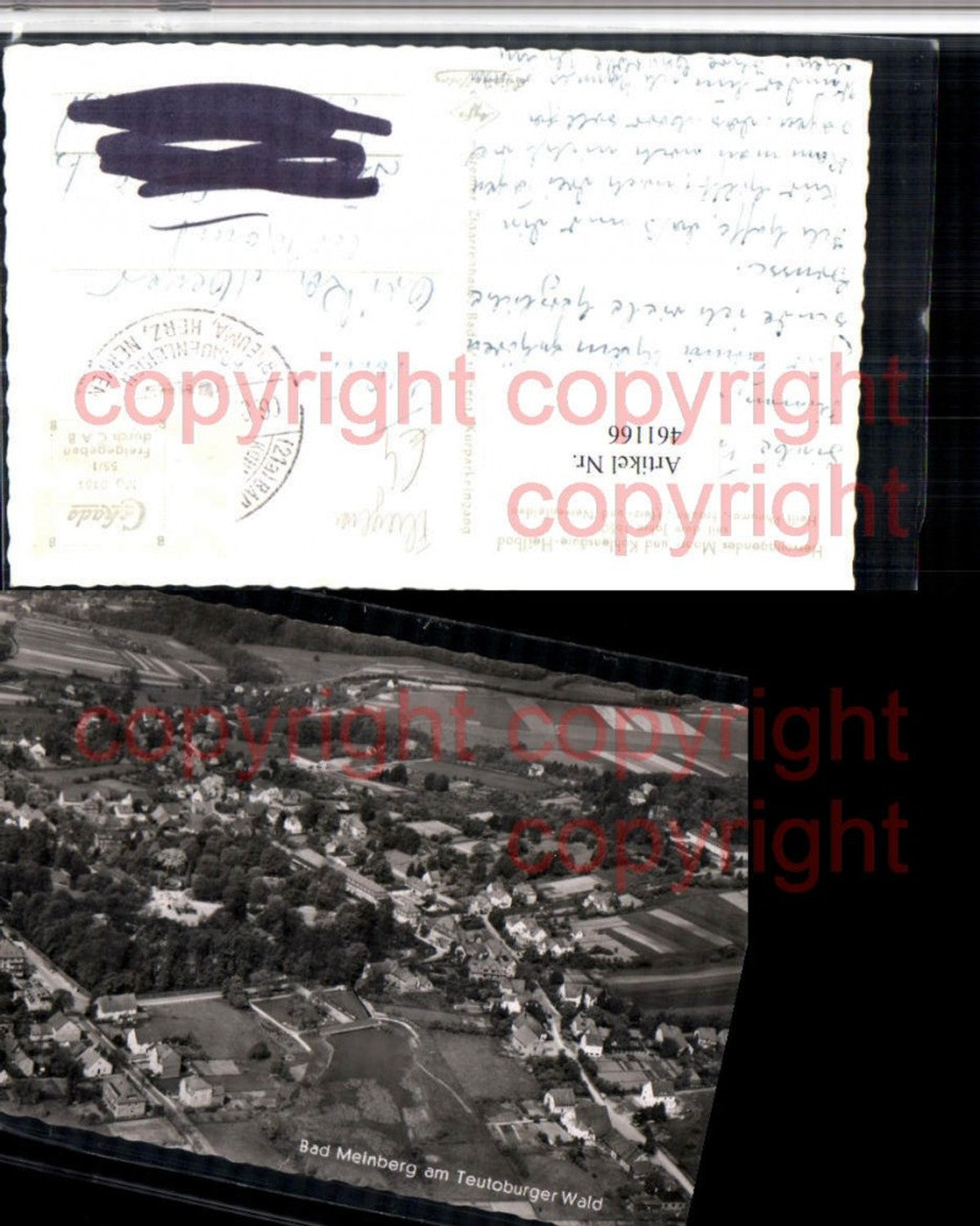 461166,Bad Meinberg am Teutoburger-Wald Totale Fliegeraufnahme