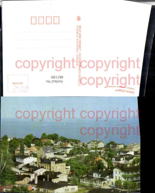 461180,Saßnitz auf Rügen Teilansicht pub VEB